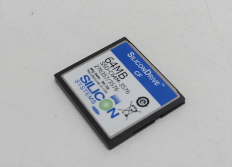 B&R Silicon Drive 5CFCRD.0064-03 Speicherkarte 64MB TOP ZUSTAND
Wird in neuem Fenster oder Tab geöffnet