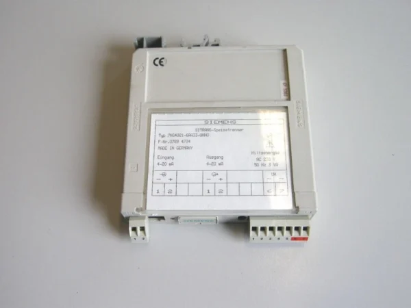 Siemens SITRANS 7NG4021-6AA33-0NN0 Speisetrenner
Wird in neuem Fenster oder Tab geöffnet