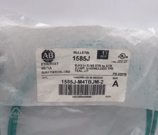 Allen-Bradley 1585J-M4TBJM-2 Ethernet Cable