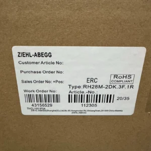 ZIEHL-ABEGG RH28M-2DK.3F.1R Centrifugal Fan