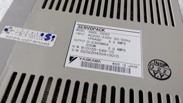 Yaskawa Servo Drive SGDL-02AS