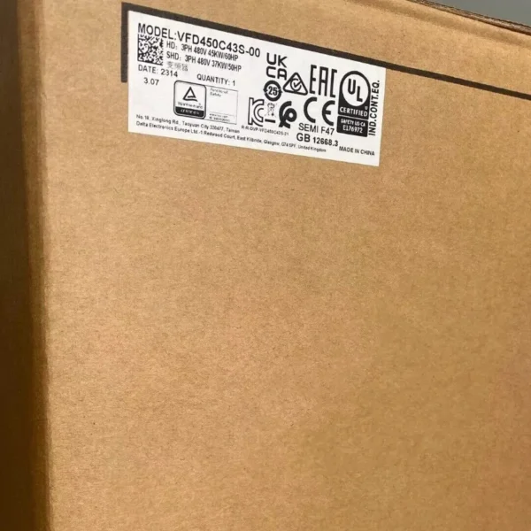 Delta frequency converter VFD450C43S-00