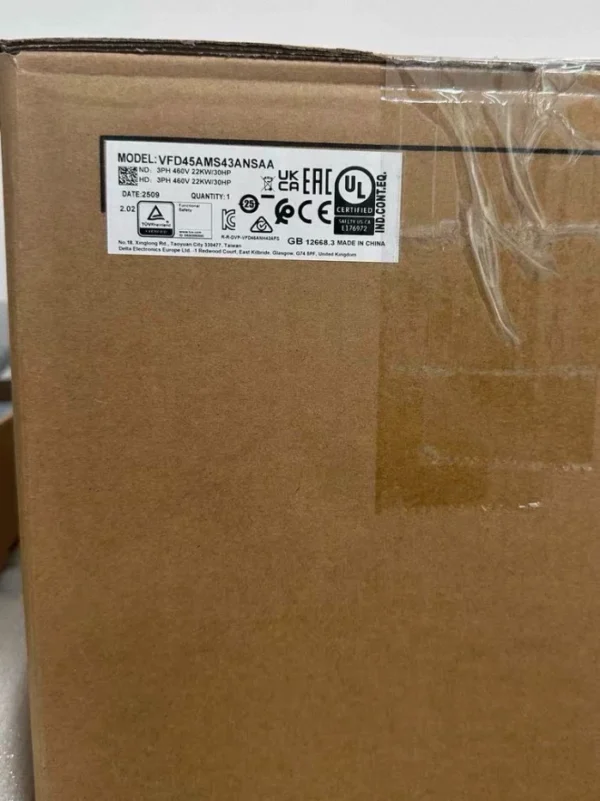 Delta Inverter VFD45AMS43ANSAA