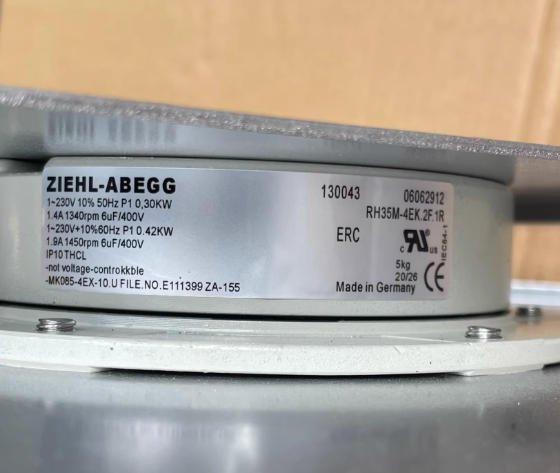 ZIEHL-ABEGG RH35M-4EK.2F.1R Centrifugal Fan