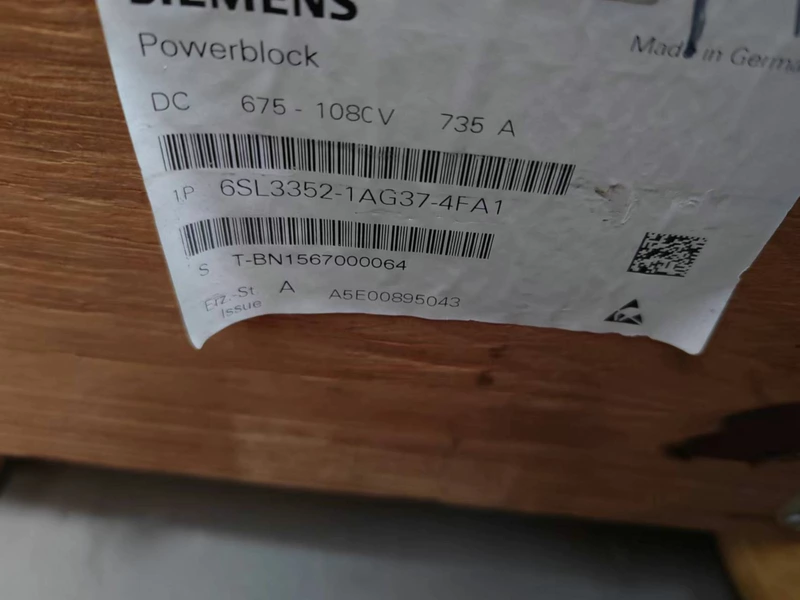 SIEMENS Unit Module 6SL3352-1AG37-4FA1 Industrial Control Unit