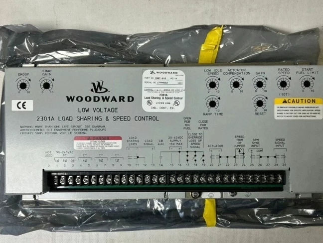 WOODWARD 2301A 9907-018 Load Sharing and Speed Controller