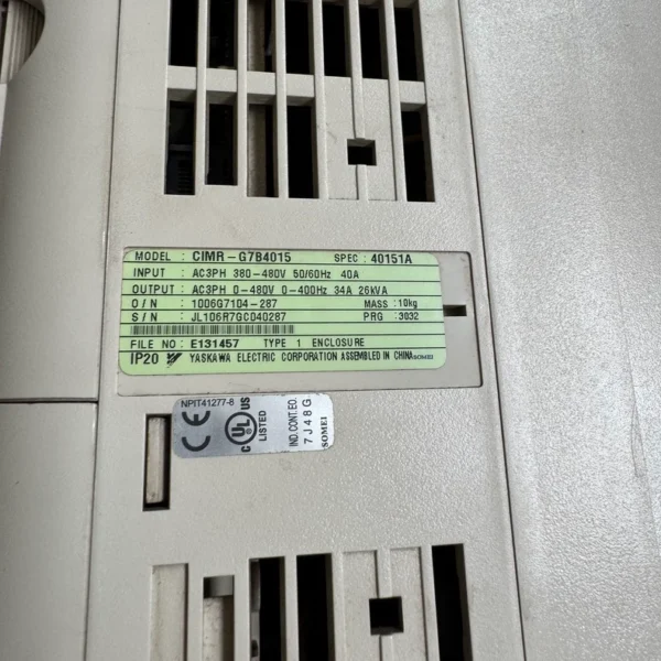 CIMR-G7B4015 CIMR-G7B4015
