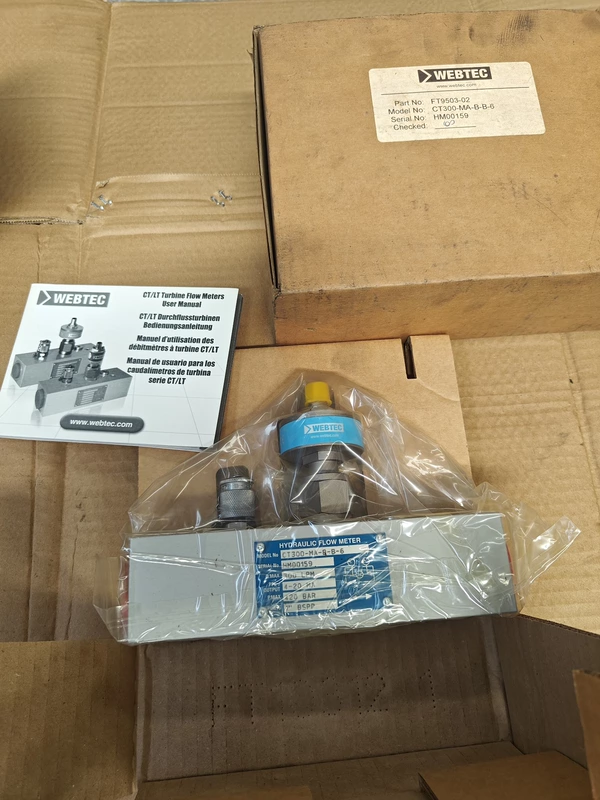 Webtec Flow Meter CT60-MA-B-B-6 Accurate Fluid Monitoring