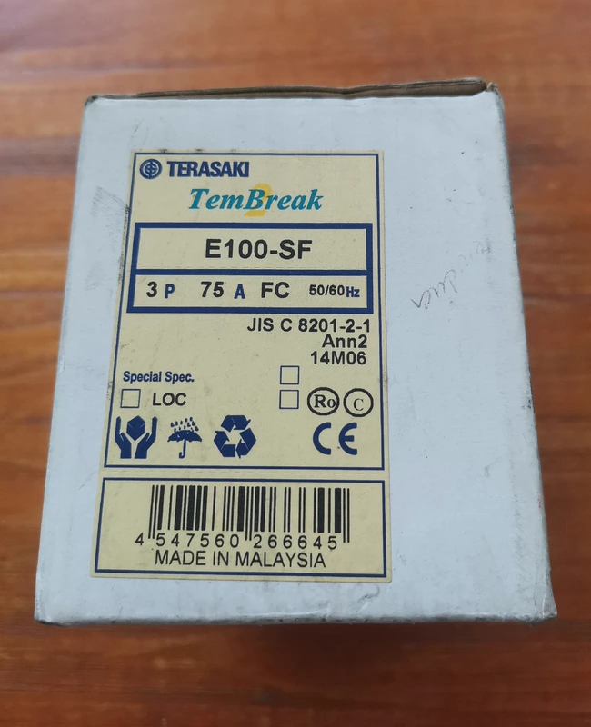 TERASAKI Circuit Breaker E100-SF Reliable Electrical Safety