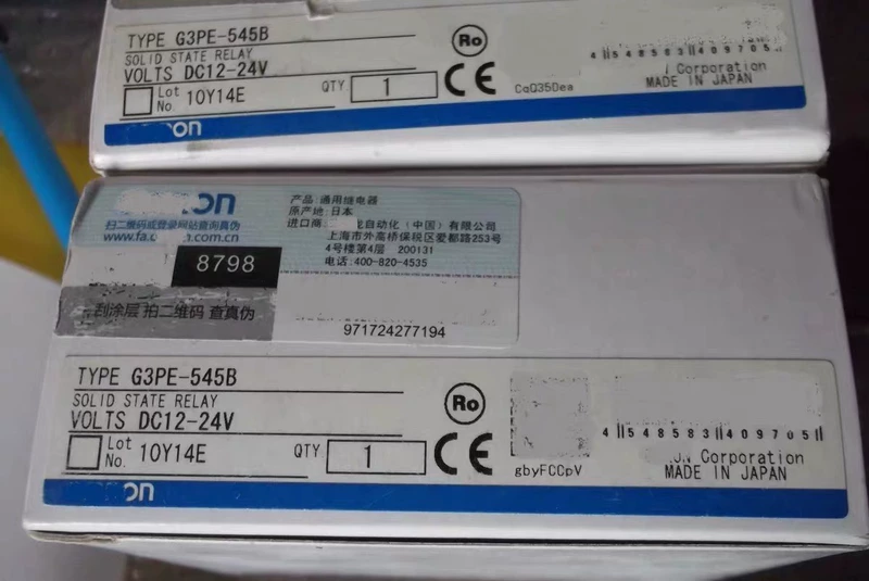 Omron Solid State Relay G3PE-545B Durable Industrial Switch