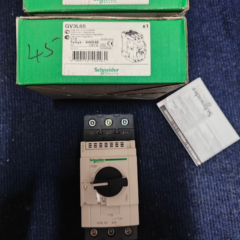 Schneider Motor Circuit Breaker GV3L65 - Durable Motor Protection