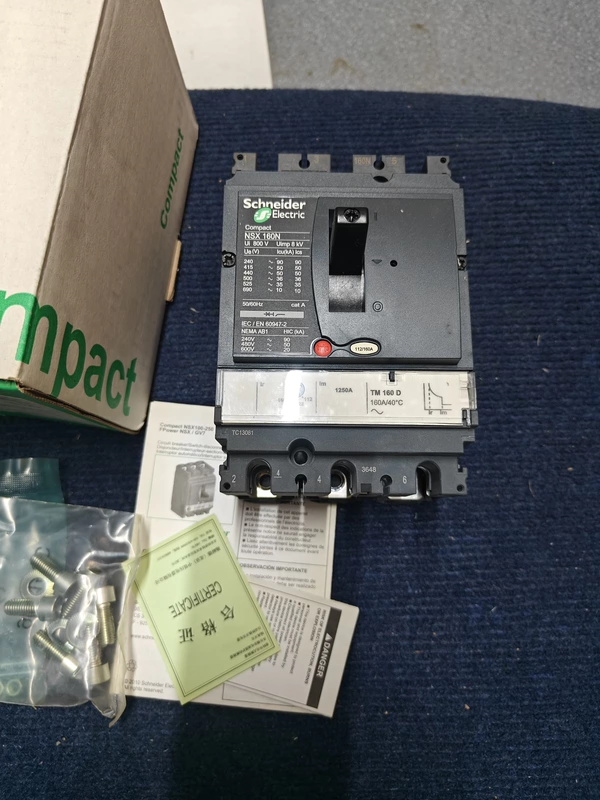 Schneider Molded Case Circuit Breaker NSX160N - High Performance