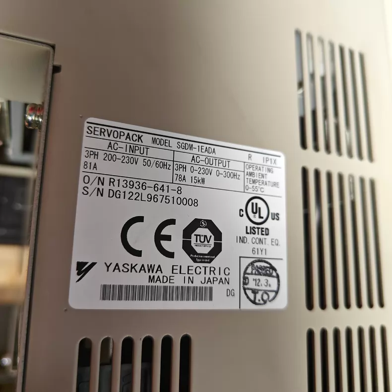 Yaskawa Servo Driver Model SGDM-1EADA - Precision Motor Control