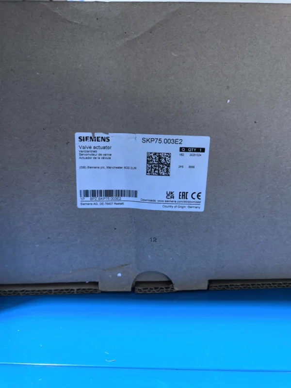 SIEMENS SKP75.003E2 Actuator - Advanced Automation Solution